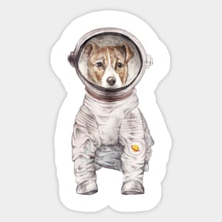 Laika the Space Pup- Doodle Sticker